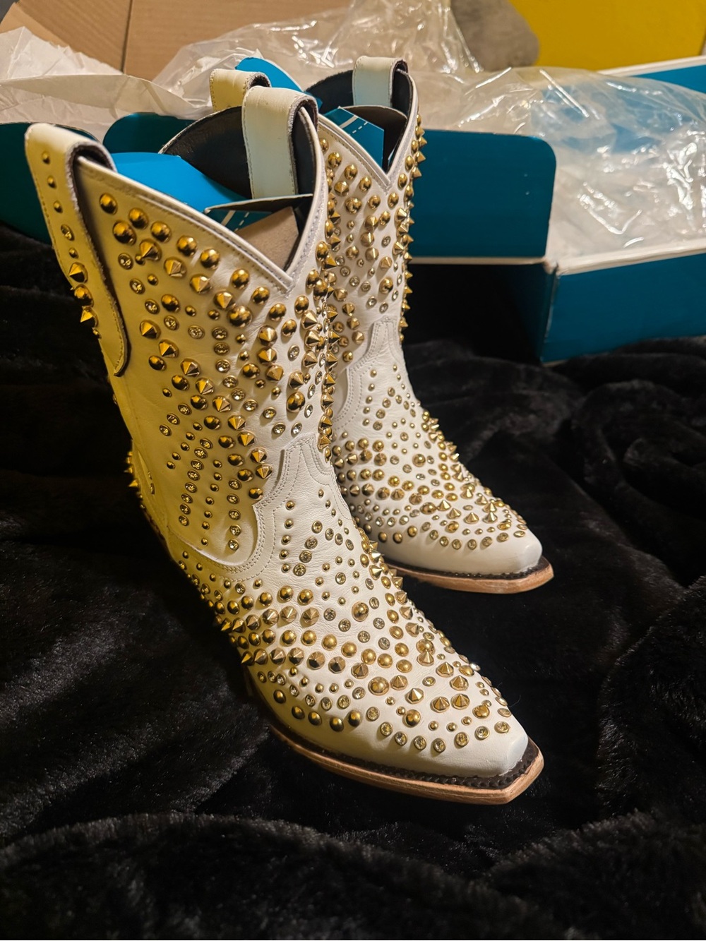 Lane Dollie Studded Cowboy Boots
